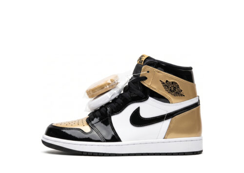 Jordan 1 Retro High Patent Gold Toe