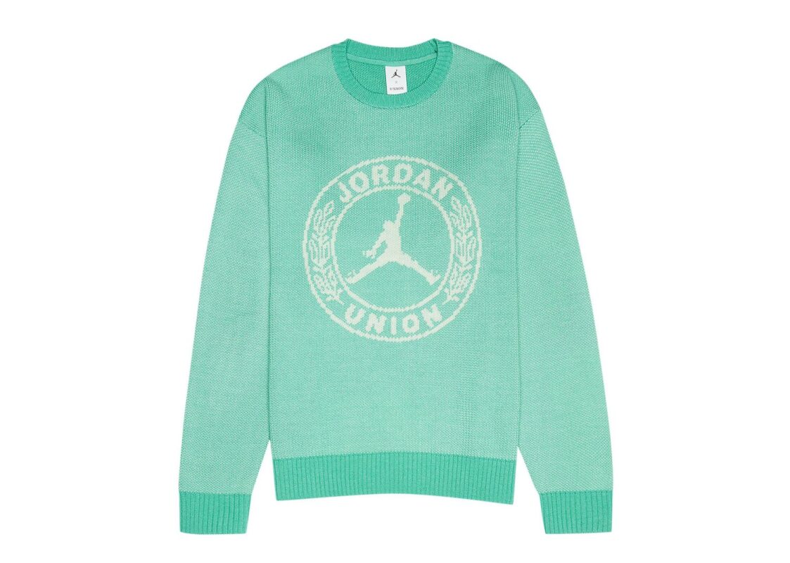Air Jordan x Union Sweater ‘Kinetic Green/White’