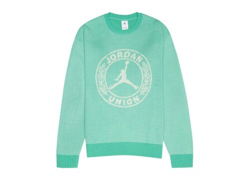 Air Jordan x Union Sweater 'Kinetic Green/White' - Kinetic Green/White - 1