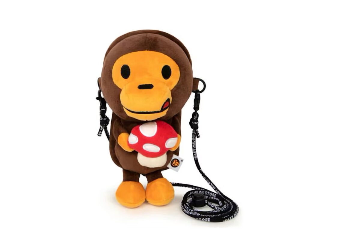 BAPE Baby Milo Mobile Bag (FW24) Brown