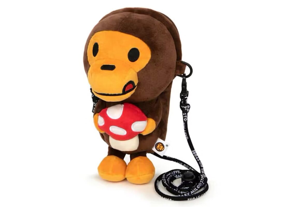 BAPE Baby Milo Mobile Bag (FW24) Brown 2