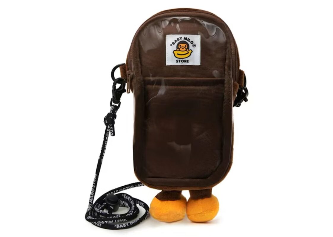 BAPE Baby Milo Mobile Bag (FW24) Brown 3