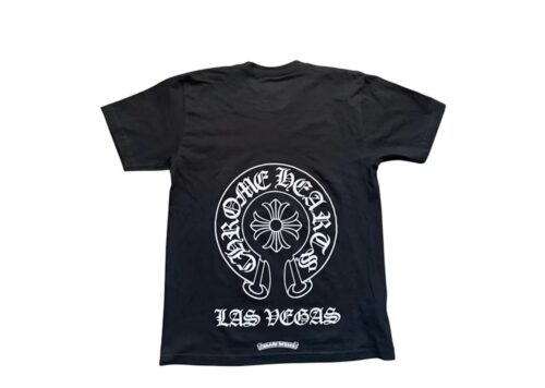 Chrome Hearts Las Vegas Horseshoe S/S Pocket Tee Black - Black - 1