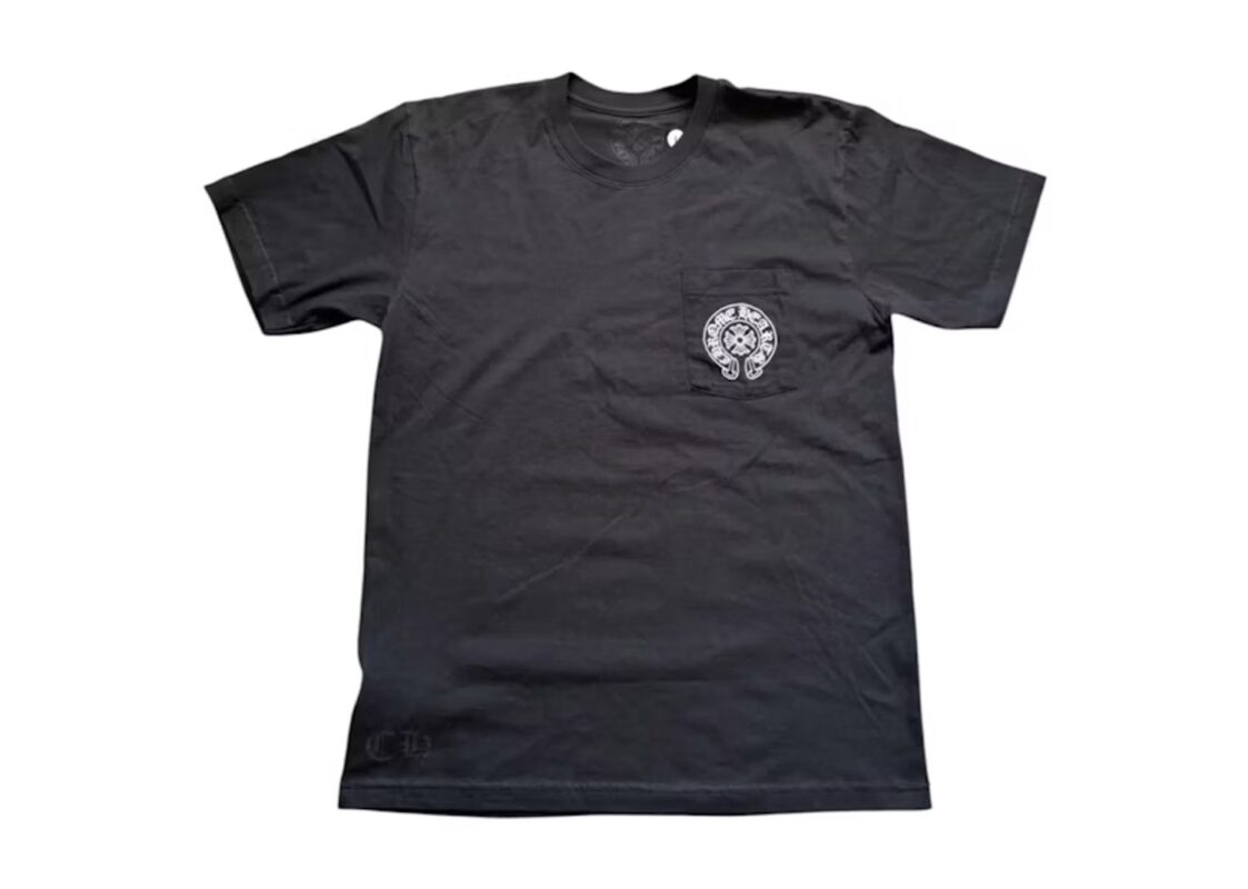Chrome Hearts Las Vegas Horseshoe S/S Pocket Tee Black 2