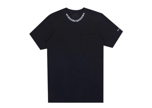 Chrome Hearts Neck Logo Tee 'Black' - Black - 1