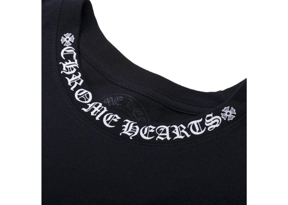 Chrome Hearts Neck Logo Tee ‘Black’ 3