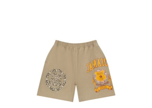 Denim Tears x Stussy Jamaica High Khaki Short Brown - Brown - 1