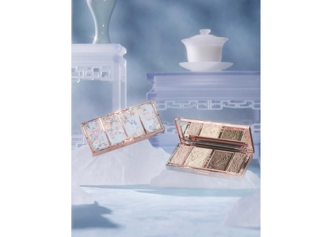 Flower Knows Butterfly Cloud Collar Highlight & Contour Palette – Tawny Tea 10