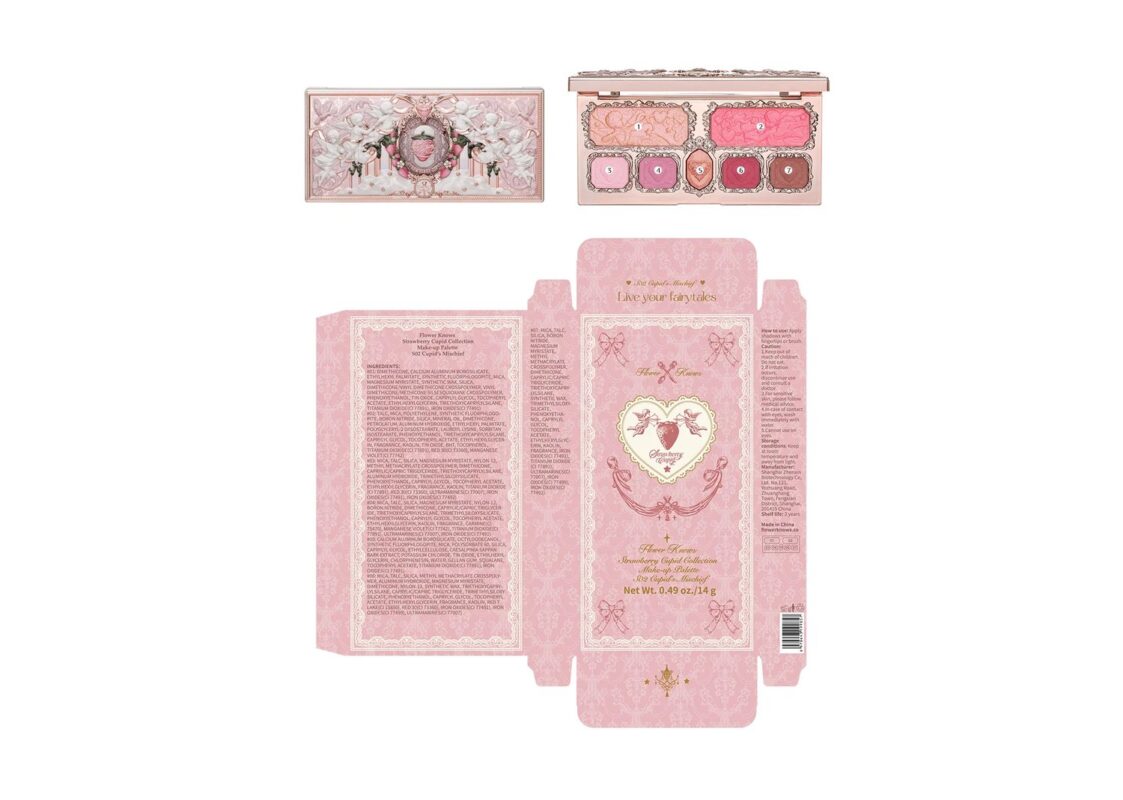 Flower Knows Strawberry Cupid Makeup Palette – Cupid’s Mischief 8