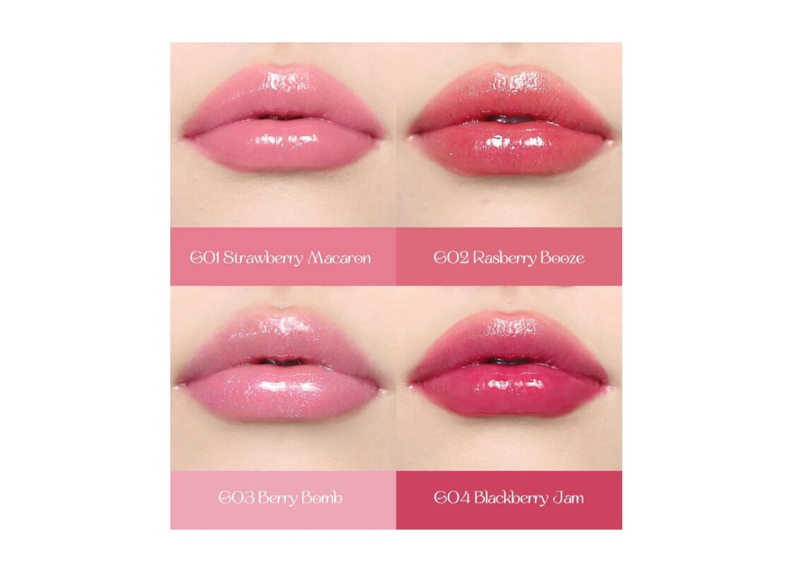 Flower Knows Violet Strawberry Rococo Glowy Lip Gloss – Raspberry Booze 3