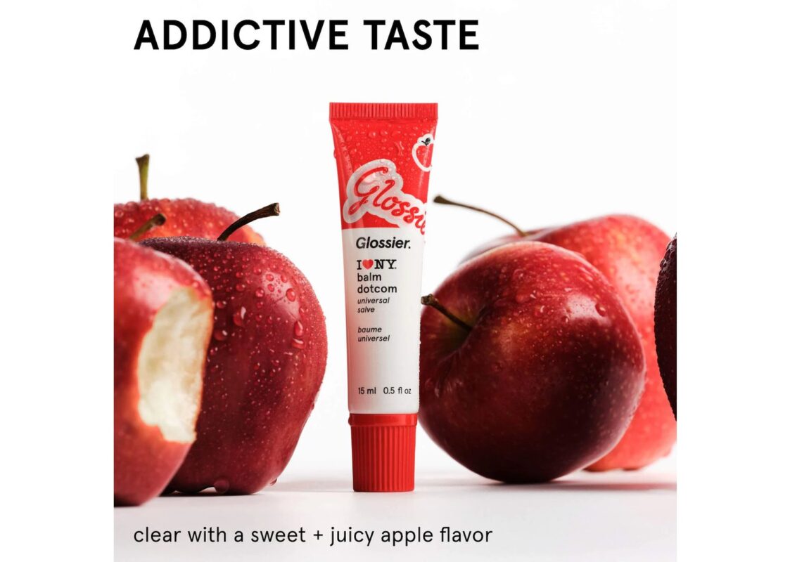 Glossier Balm Dotcom Lip Balm I Love NY Clear 4