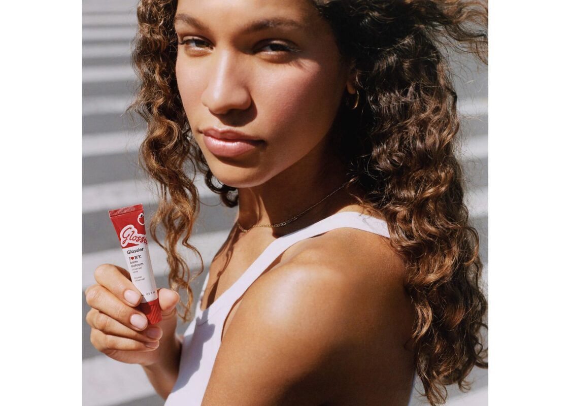 Glossier Balm Dotcom Lip Balm I Love NY Clear 6
