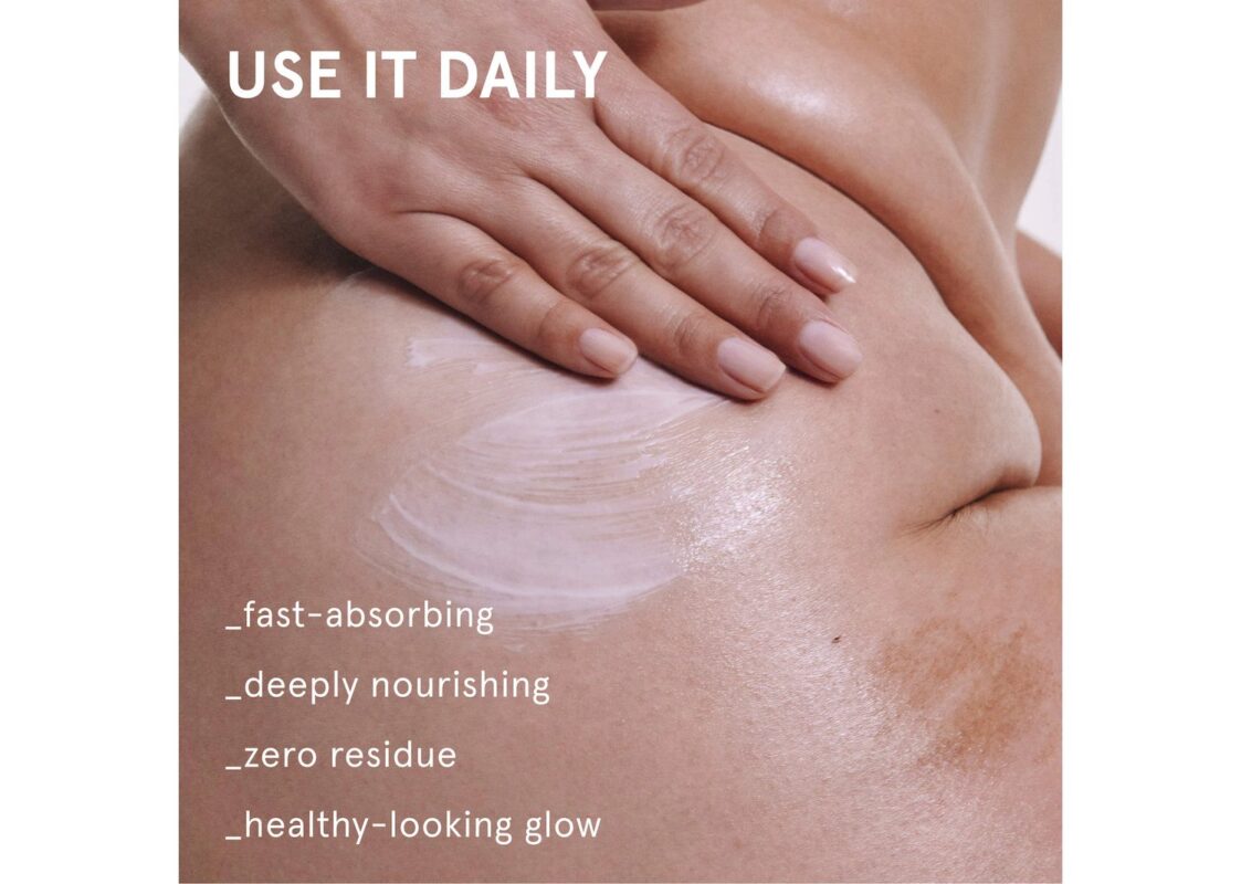 Glossier Daily Perfecting Nourishing Body Lotion 4