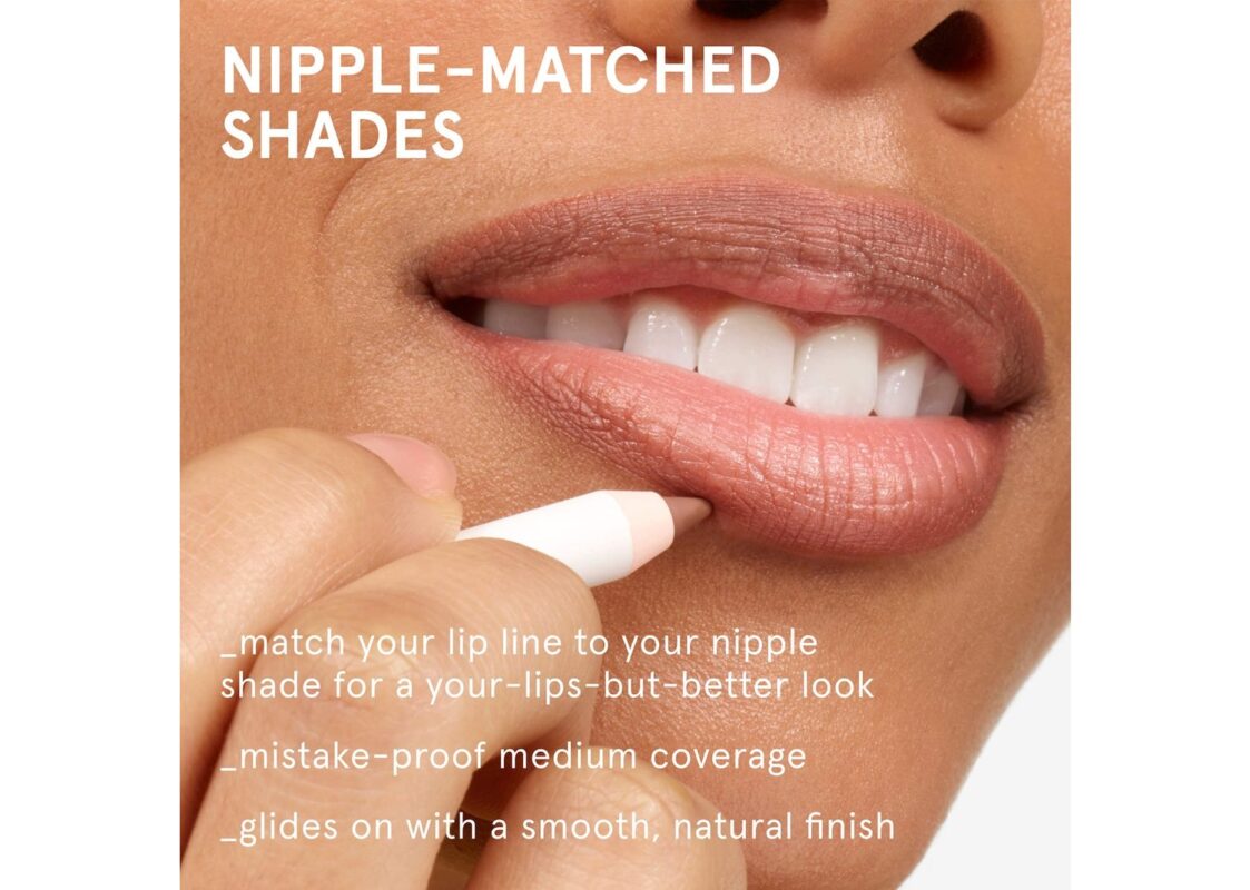 Glossier Lip Line Enhancing Hydrating Longwear Lip Liner Pencil Buff 4