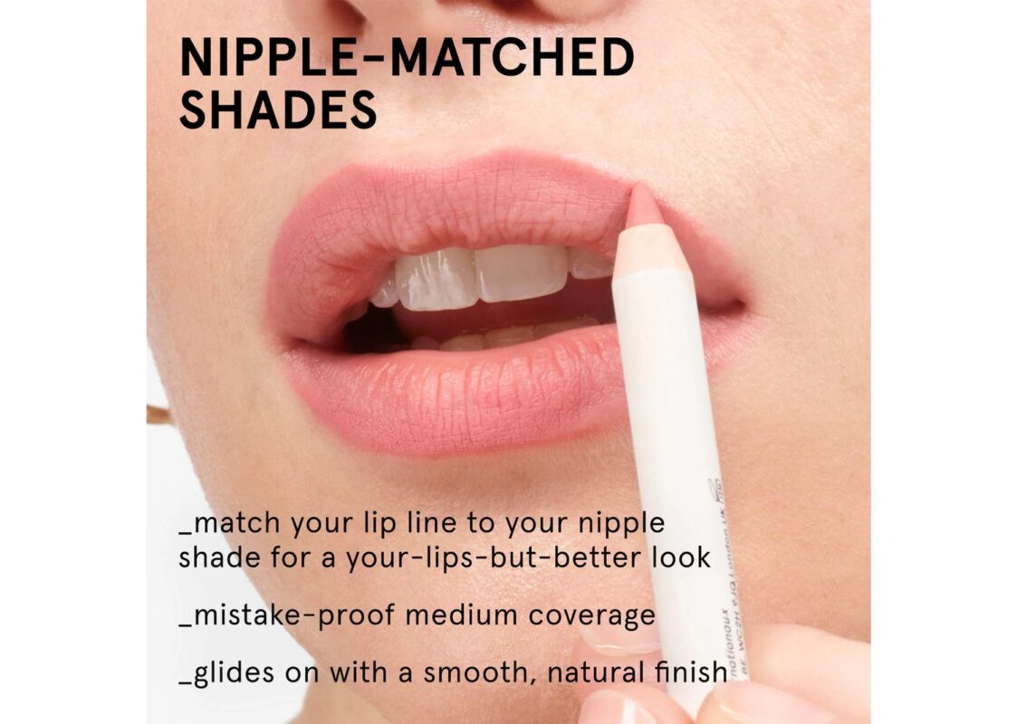 Glossier Lip Line Lip Liner Hold Baby Pink 4