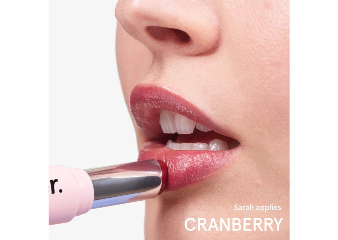 Glossier Ultralip High Shine Lipstick Cranberry 7