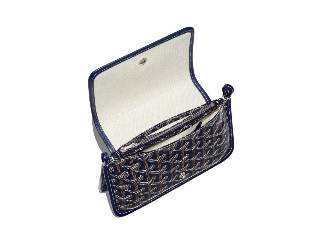 Goyard Portefeuille Pochette Plumet Navy Blue 4