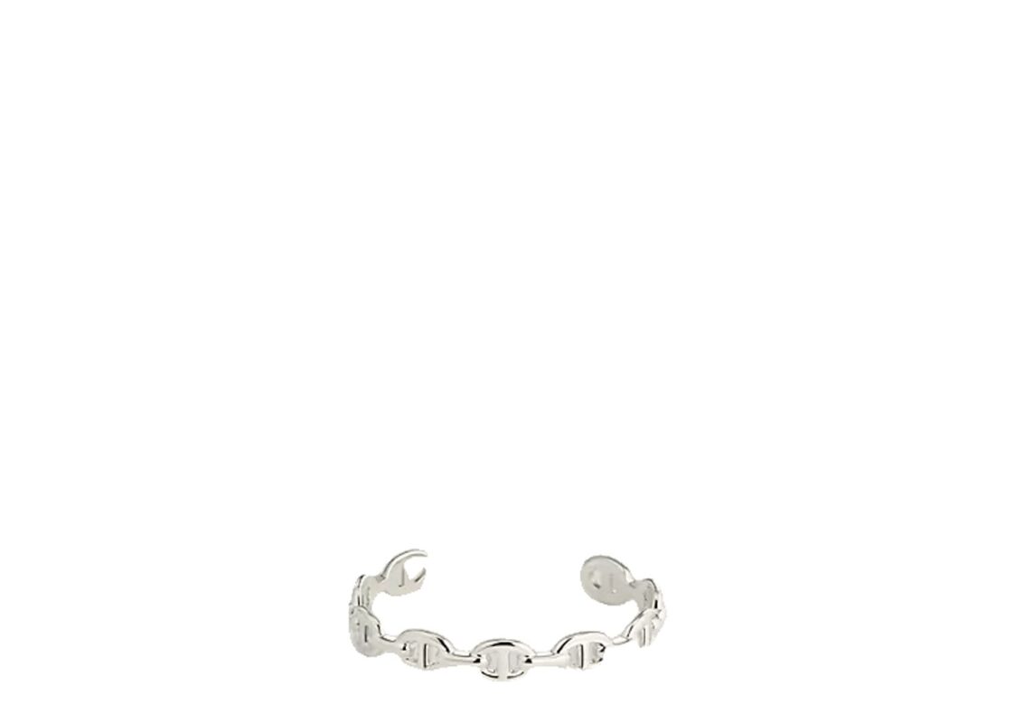 Hermès Chaine d’Ancre Enchainee Bracelet Medium Sterling Silver