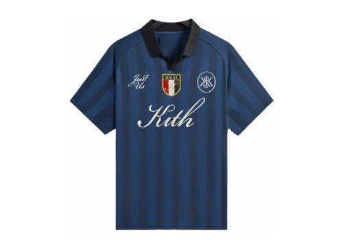Kith Shadow Stripe Marcel Soccer Jersey Gulf - Gulf - 1