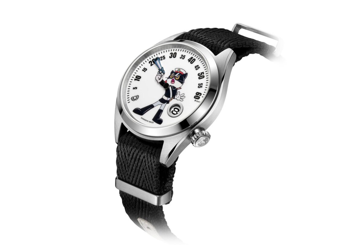 Laarvee Jump Hour Retrograde Watch Silver Precision Steel 3