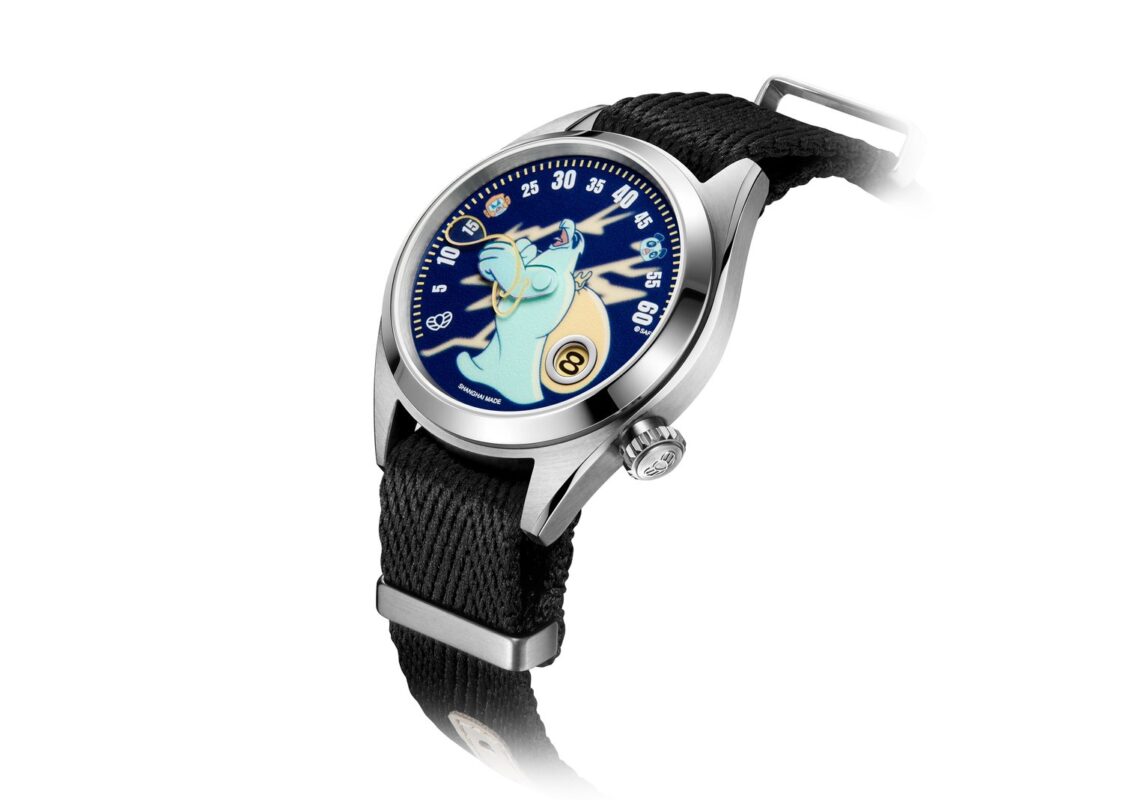 Laarvee MeEagle Silver Precision Steel Jump Hour Watch 3