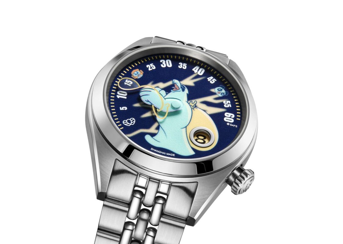 Laarvee MeEagle Silver Precision Steel Jump Hour Watch 6