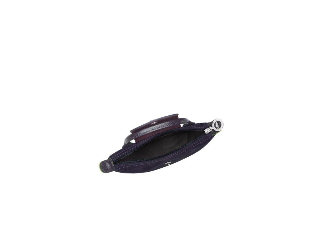 Longchamp Le Pliage Green Pouch With Handle Bilberry 5