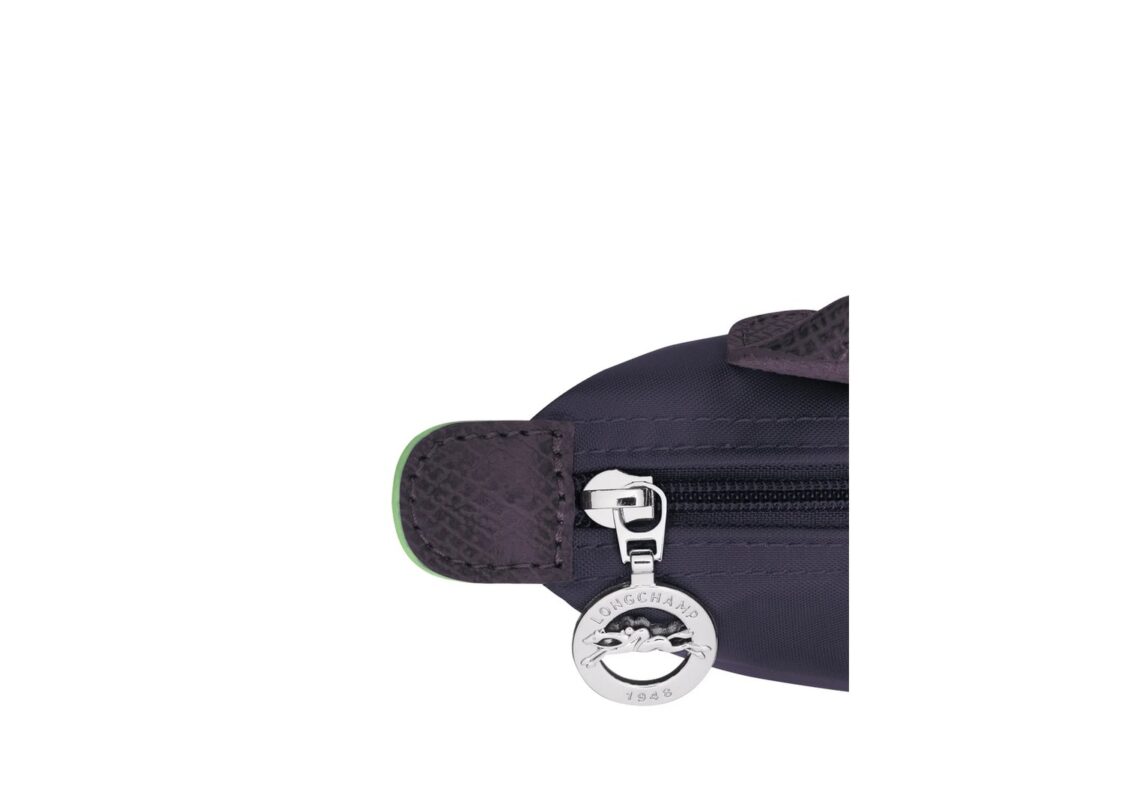 Longchamp Le Pliage Green Pouch With Handle Bilberry 6