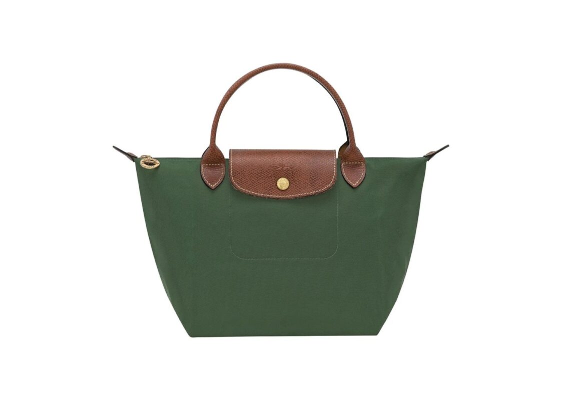 Longchamp Le Pliage Original Small Handbag British Green 2