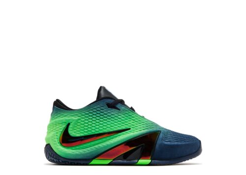 Nike Ja 4 Nightmare - Obsidian/Multi-Color/Black/Voltage Green/Metallic Silver - 1