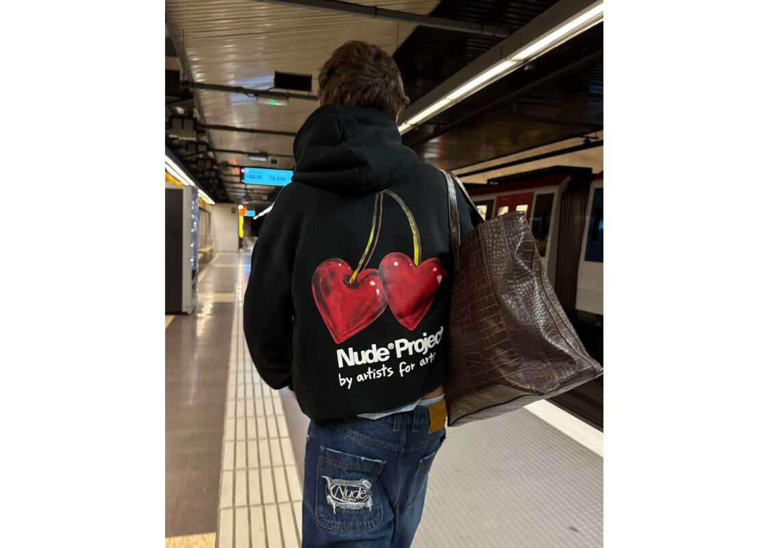 Nude Project Juicy Cherry Hoodie Black 2