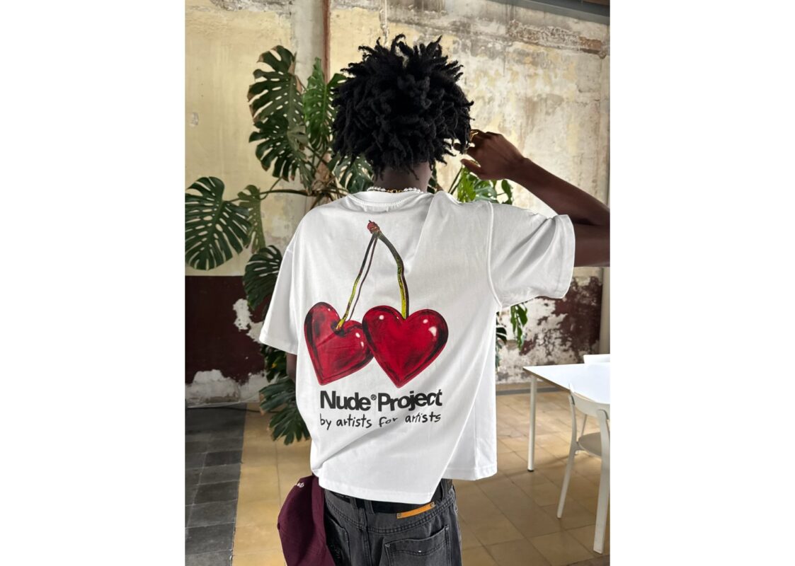 Nude Project Juicy Cherry Tee White 2