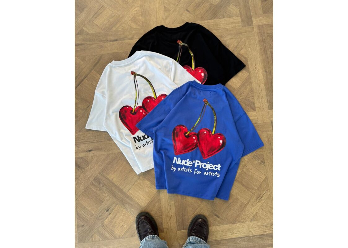 Nude Project Juicy Cherry Tee White 4