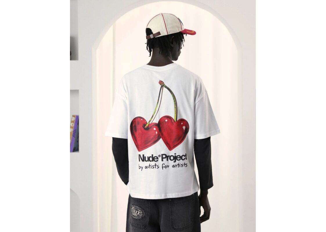Nude Project Juicy Cherry Tee White 5