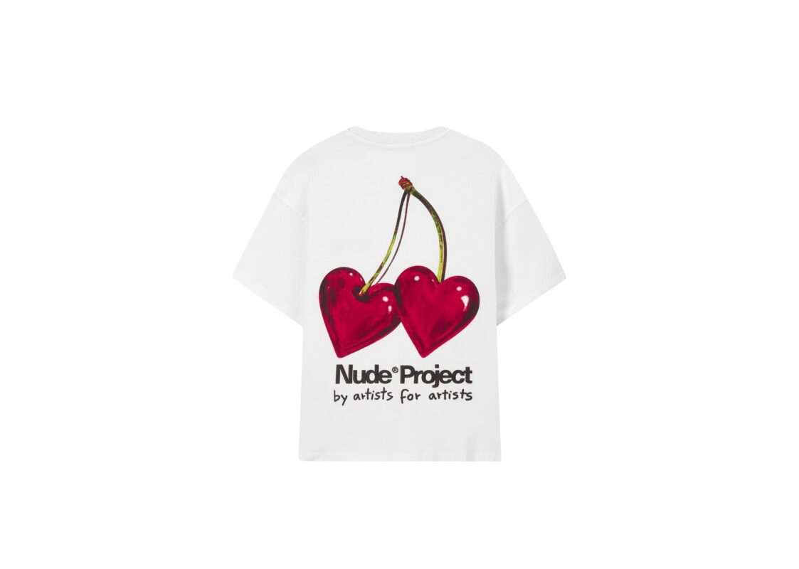 Nude Project Juicy Cherry Tee White 8