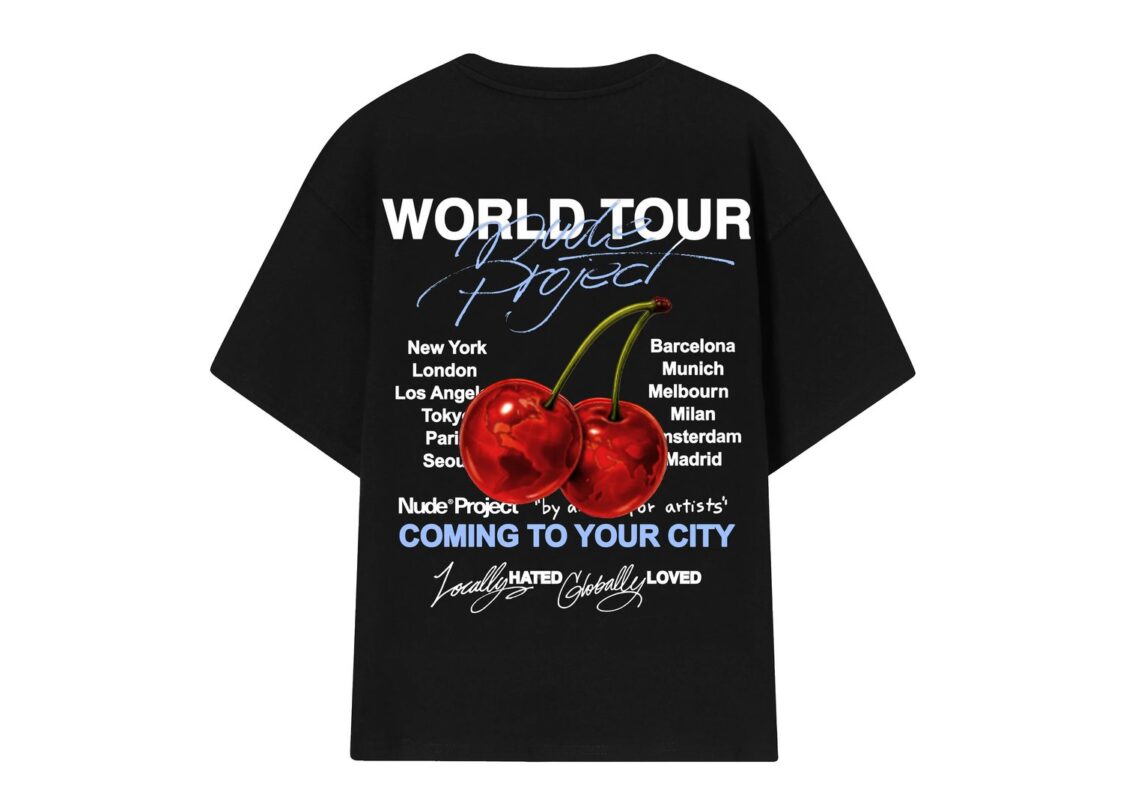 Nude Project Tour Tee Black