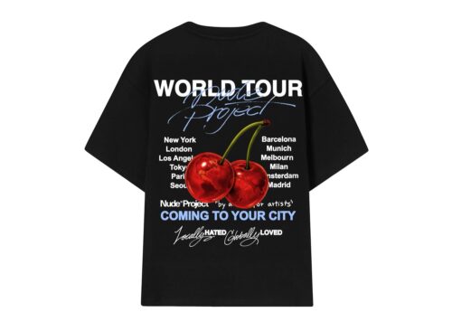 Nude Project Tour Tee Black - - 1