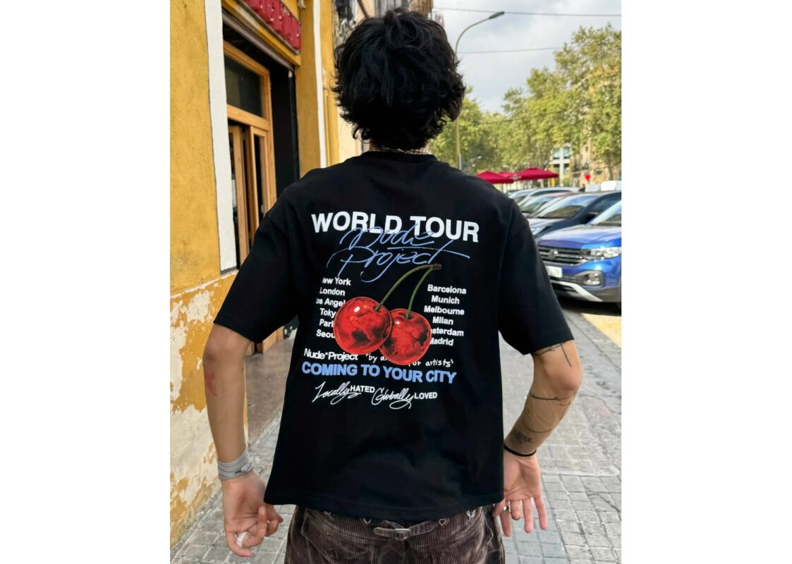 Nude Project Tour Tee Black 6