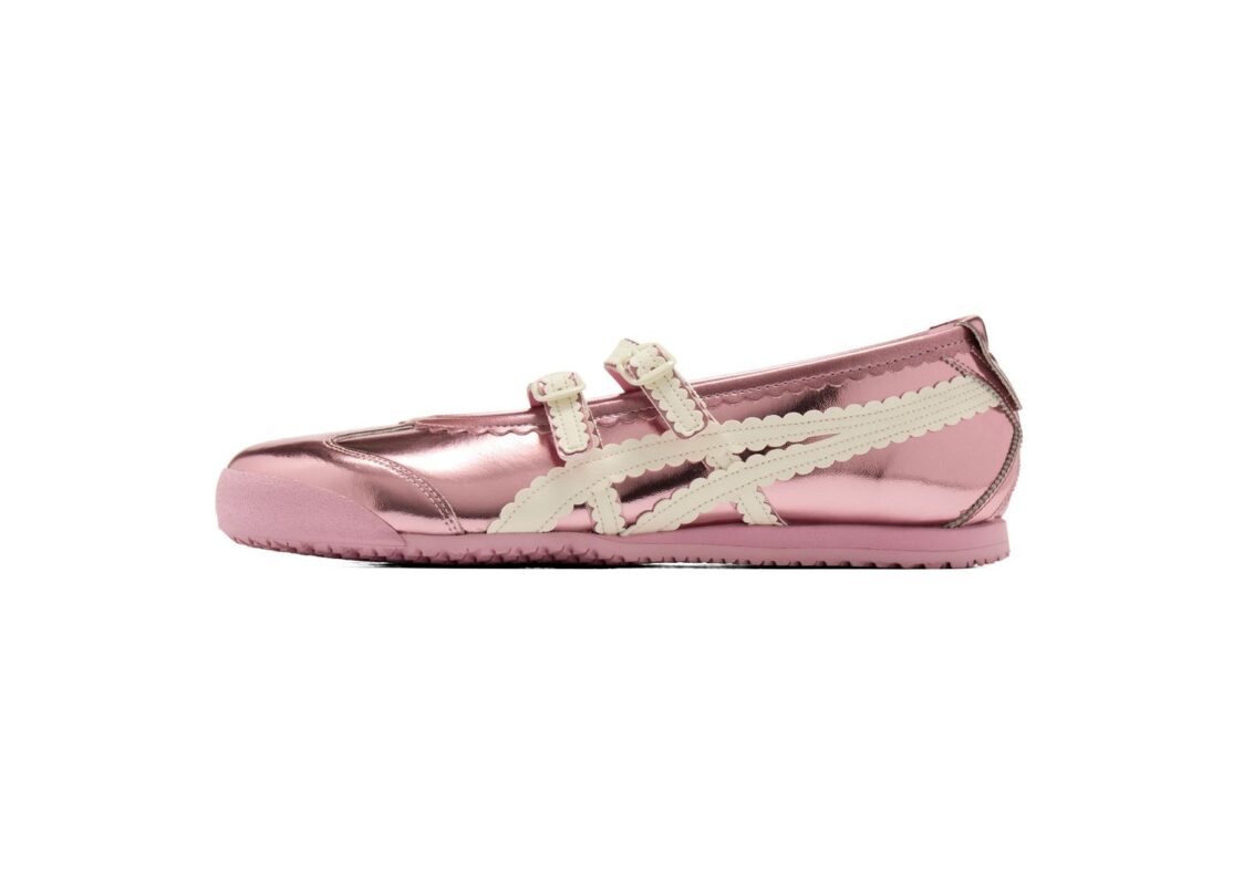Onitsuka Tiger Mexico 66 TGRS Metallic Crystal Pink/Cream 3