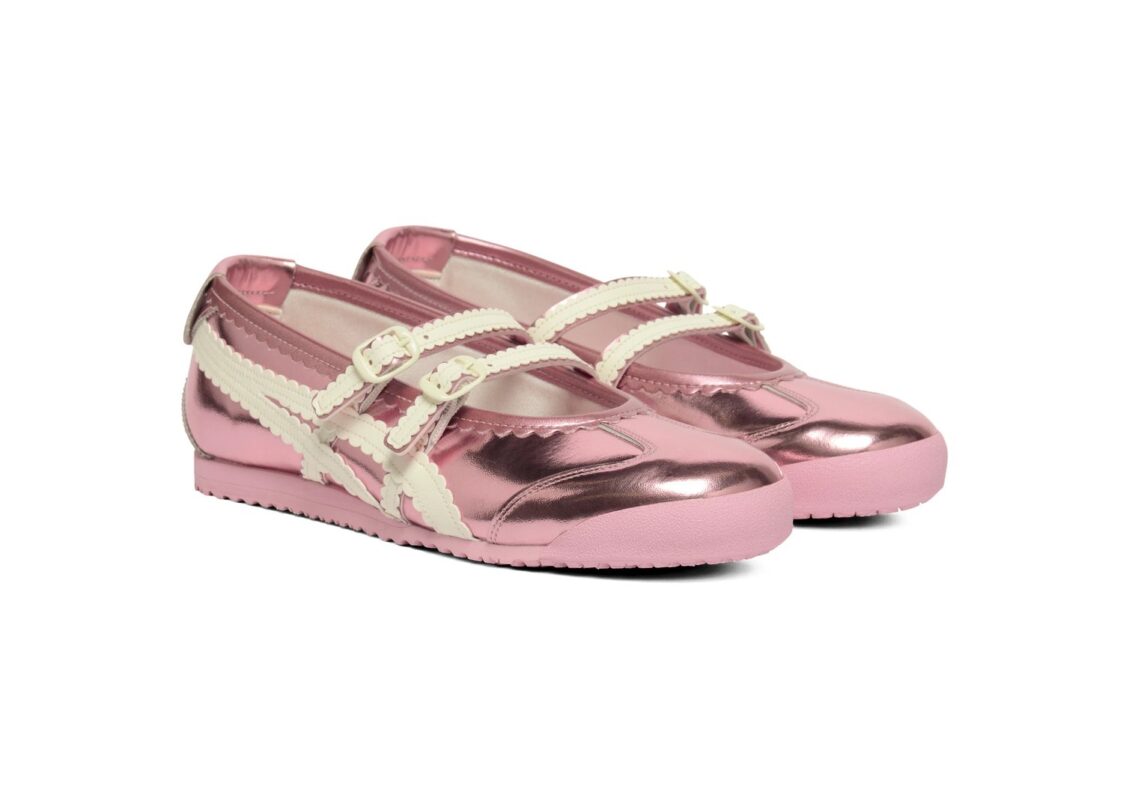 Onitsuka Tiger Mexico 66 TGRS Metallic Crystal Pink/Cream 4