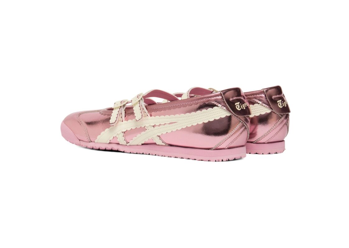 Onitsuka Tiger Mexico 66 TGRS Metallic Crystal Pink/Cream 5