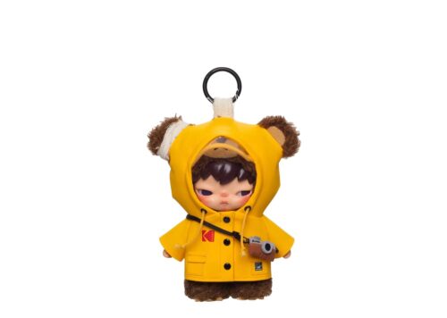 POP MART Hirono x Kodak Click Bear Plush Doll Pendant - - 1