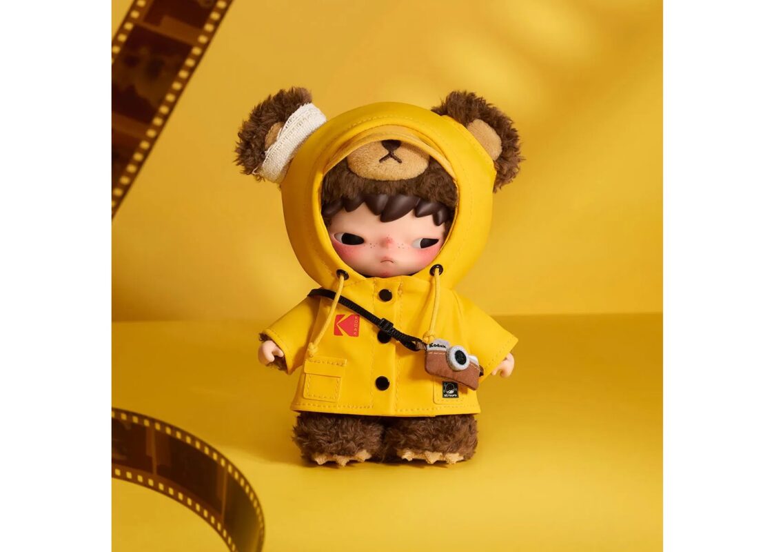 POP MART Hirono x Kodak Click Bear Plush Doll Pendant 4