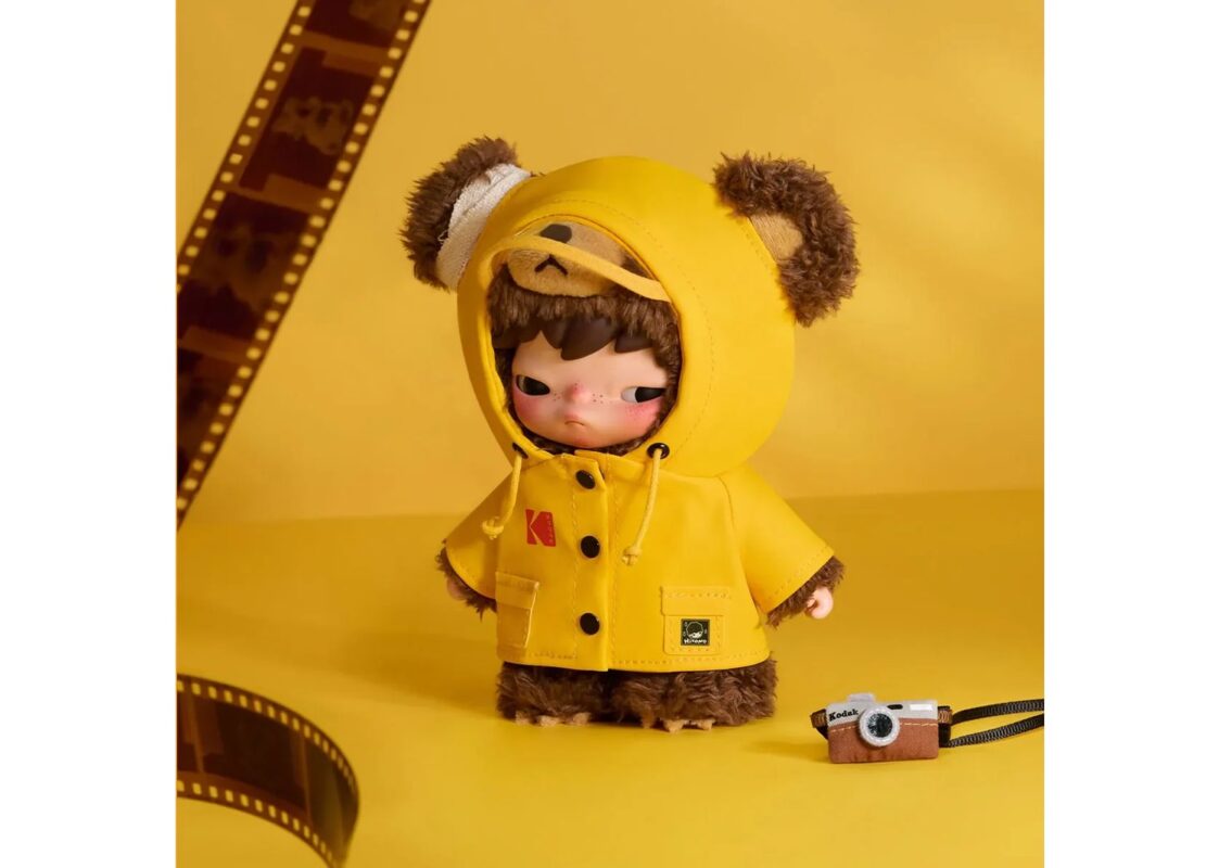 POP MART Hirono x Kodak Click Bear Plush Doll Pendant 5