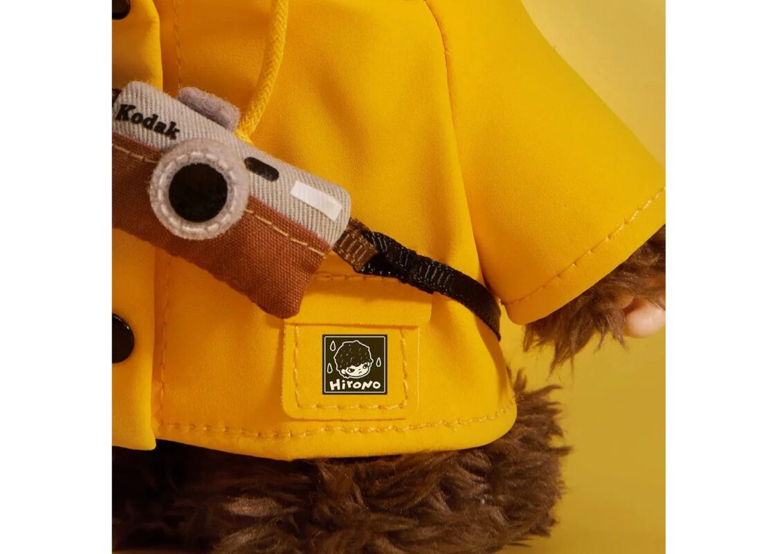 POP MART Hirono x Kodak Click Bear Plush Doll Pendant 6