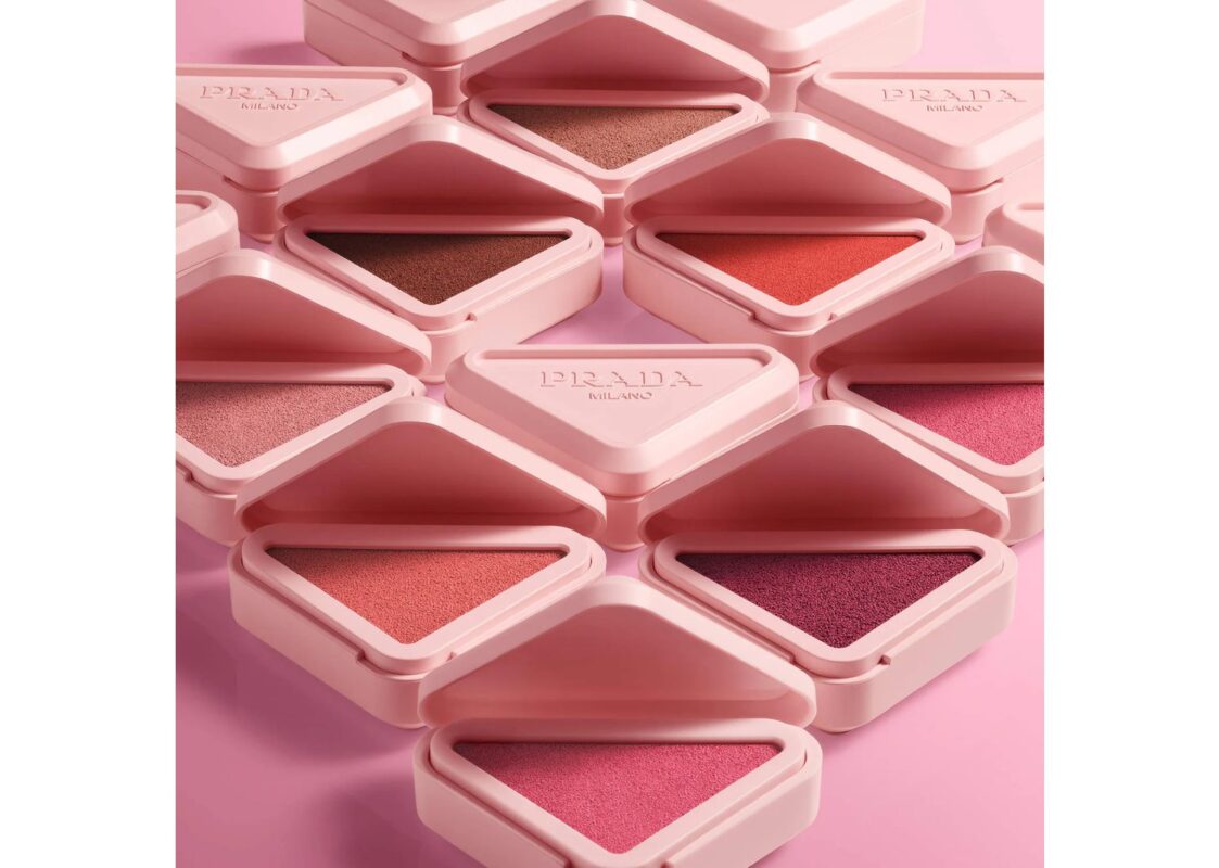 Prada Touch Cream-to-Powder Blush Soft Coral 2