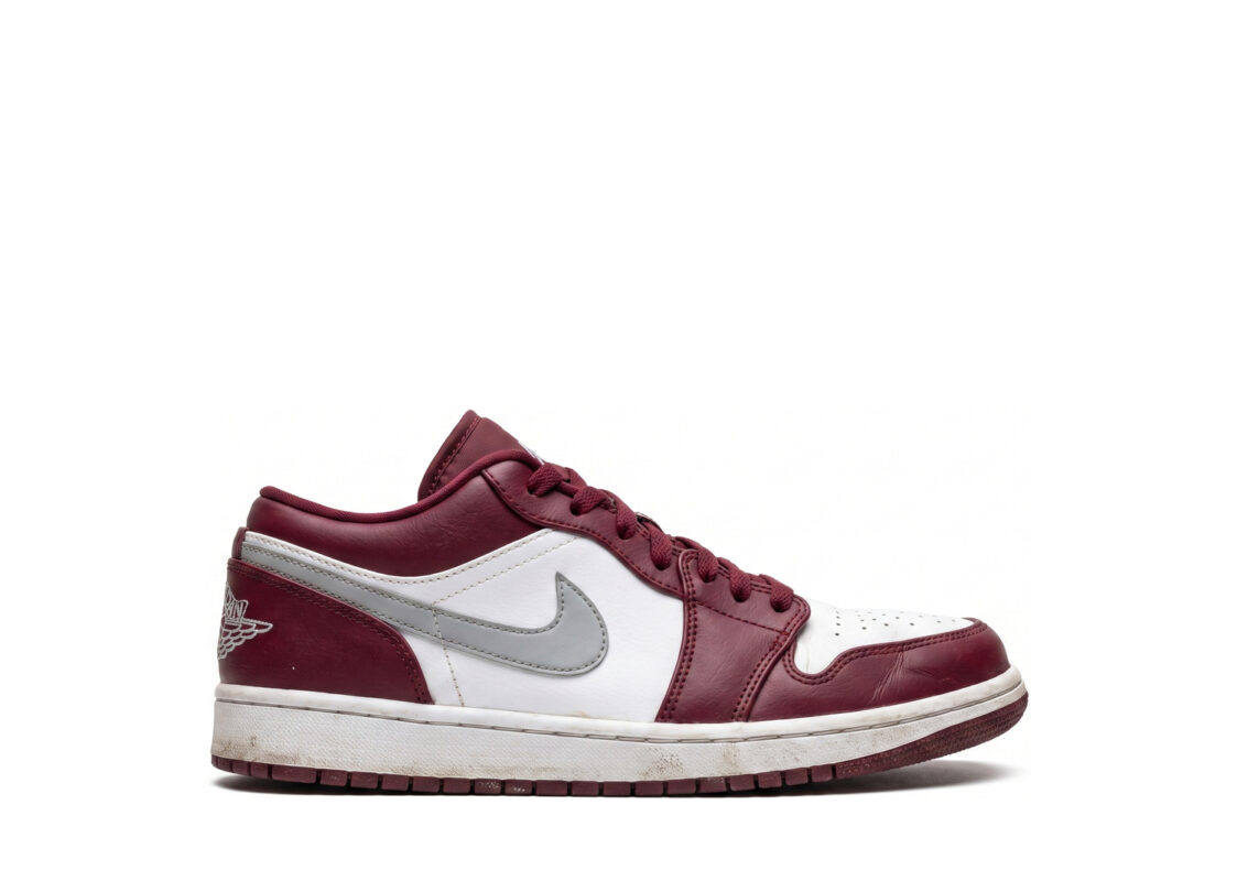 Air Jordan 1 Low White Bordeaux