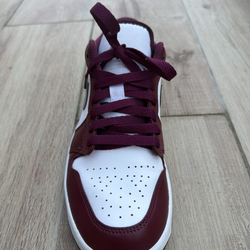 Air Jordan 1 Low White Bordeaux 4
