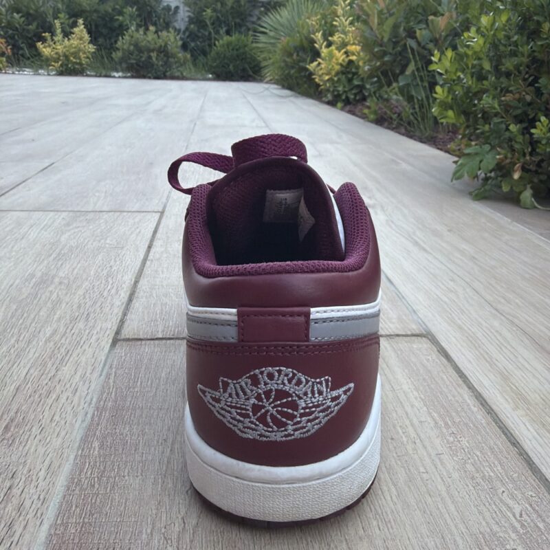 Air Jordan 1 Low White Bordeaux 5