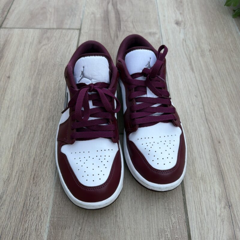 Air Jordan 1 Low White Bordeaux 8